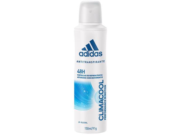 Desodorante Aerosol Antitranspirante Feminino - Adidas Climacool 150ml Menor preço em Desodorante Aerosol Antitranspirante Feminino - Adidas Climacool 150ml