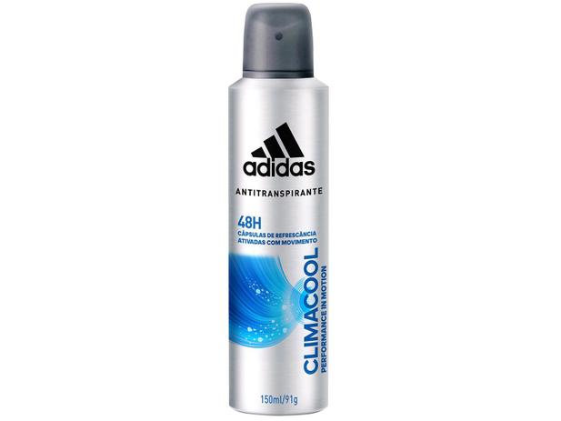 Desodorante Aerosol Antitranspirante Masculino - Adidas Climacool 150ml Menor preço em Desodorante Aerosol Antitranspirante Masculino - Adidas Climacool 150ml