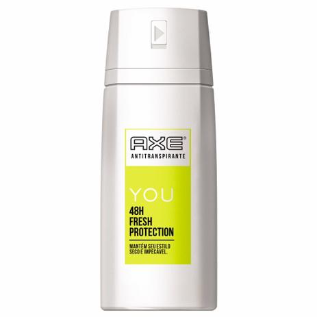 Desodorante Aerosol Axe You 48H Fresh Protection 125ml Menor preço em Desodorante Aerosol Axe You 48H Fresh Protection 125ml