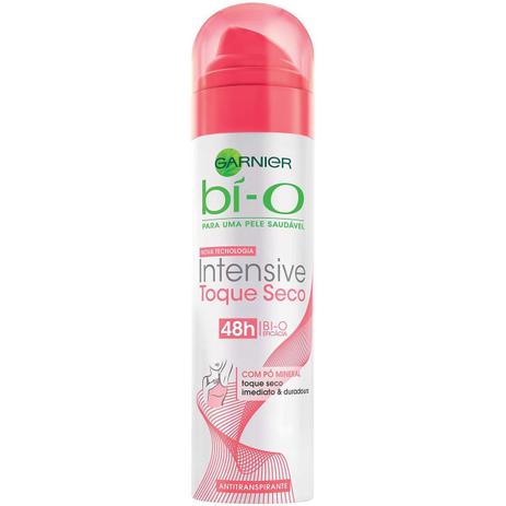 Desodorante Aerosol Bi-O Intensive Toque Seco Feminino 150 ml Menor preço em Desodorante Aerosol Bi-O Intensive Toque Seco Feminino 150 ml