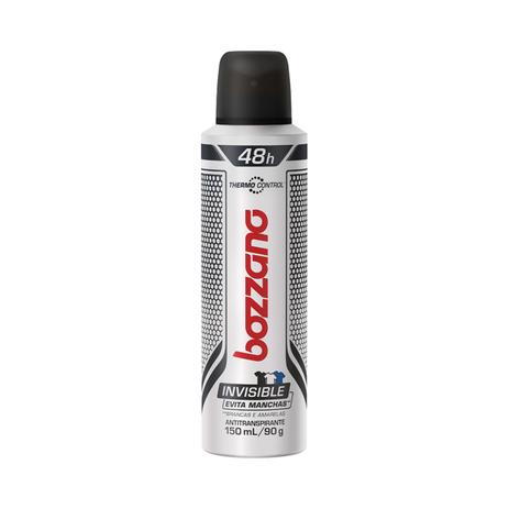 Desodorante aerosol bozzano invisible 48h - evita manchas 150ml Menor preço em Desodorante aerosol bozzano invisible 48h - evita manchas 150ml