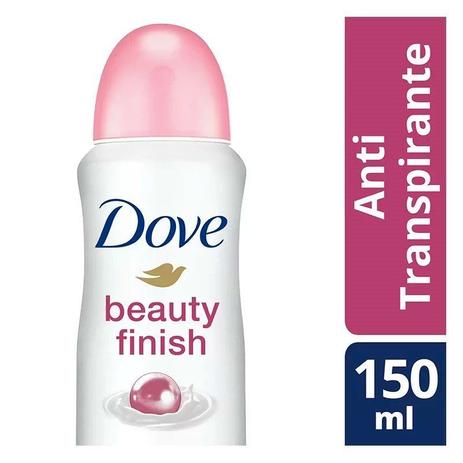 Desodorante Aerosol Dove Beauty Finish 150ml/89g Menor preço em Desodorante Aerosol Dove Beauty Finish 150ml/89g