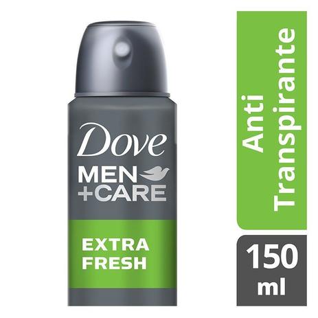 Desodorante Aerosol Dove Men Extra Fresh 89g/150ml Menor preço em Desodorante Aerosol Dove Men Extra Fresh 89g/150ml