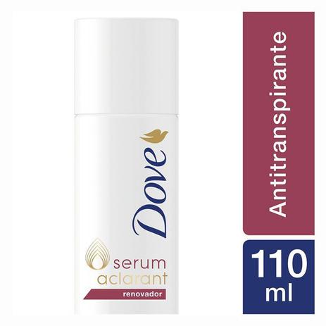 Desodorante Aerosol Dove Serum Aclarant Renovador 65g/110ml Menor preço em Desodorante Aerosol Dove Serum Aclarant Renovador 65g/110ml