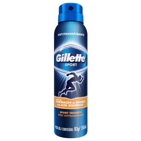 Desodorante Aerosol Gillette Seco Sport Triump - 93g Menor preço em Desodorante Aerosol Gillette Seco Sport Triump - 93g