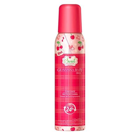 Desodorante Aerosol Giovanna Baby Cherry - 150ml Menor preço em Desodorante Aerosol Giovanna Baby Cherry - 150ml