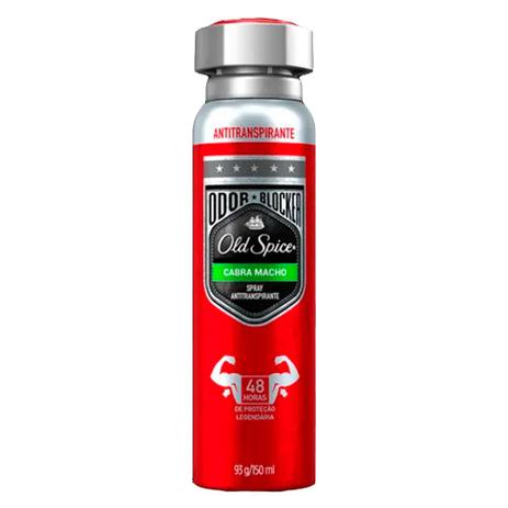 Desodorante Aerosol Old Spice Cabra Macho 150ml Menor preço em Desodorante Aerosol Old Spice Cabra Macho 150ml