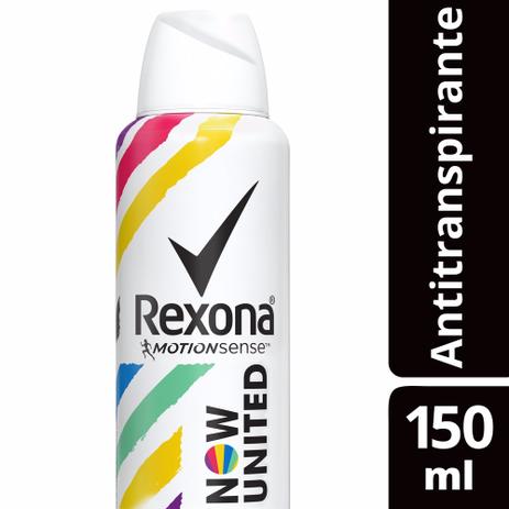 Desodorante Aerosol Unissex Rexona Special Edition Now United 150ml Menor preço em Desodorante Aerosol Unissex Rexona Special Edition Now United 150ml