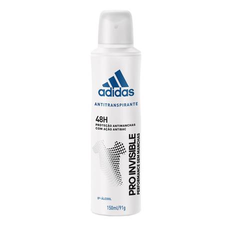 Desodorante Aerossol Adidas Invisible Feminino - 150ml Menor preço em Desodorante Aerossol Adidas Invisible Feminino - 150ml