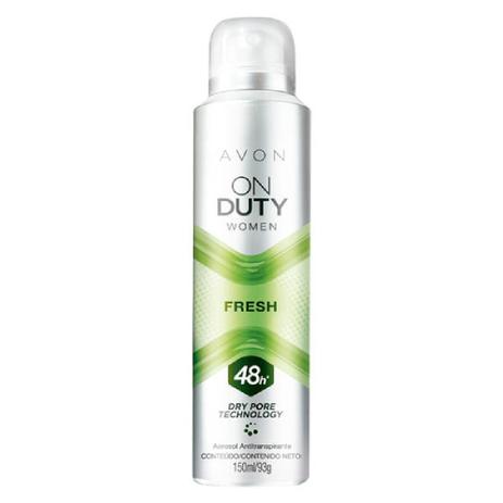 Desodorante Aerossol Antitranspirante On Duty Women Fresh - 150ml Menor preço em Desodorante Aerossol Antitranspirante On Duty Women Fresh - 150ml