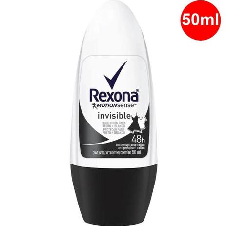 Desodorante Antiaspirante Rexona Feminino Invisible Rollon 50ml. - Unilever é boa?