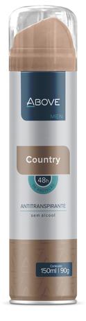 Desodorante Antitranspirante Above Men Country 150ml Menor preço em Desodorante Antitranspirante Above Men Country 150ml