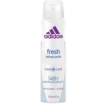 Desodorante Antitranspirante Adidas Feminino Aerosol Fresh 48h 150 ml Menor preço em Desodorante Antitranspirante Adidas Feminino Aerosol Fresh 48h 150 ml
