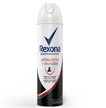 Desodorante Antitranspirante Aerosol Rexona Antibacterial + Invisible 150mL Menor preço em Desodorante Antitranspirante Aerosol Rexona Antibacterial + Invisible 150mL
