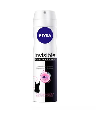 Desodorante antitranspirante aerossol nivea for black white 150ml Menor preço em Desodorante antitranspirante aerossol nivea for black white 150ml