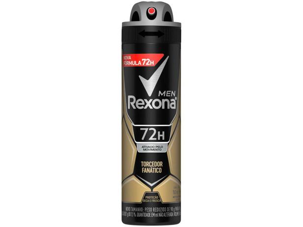 Desodorante Antitranspirante Aerossol Rexona - Torcedor Fanático Masculino 72 Horas 150ml Menor preço em Desodorante Antitranspirante Aerossol Rexona - Torcedor Fanático Masculino 72 Horas 150ml