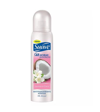 DESODORANTE ANTITRANSPIRANTE AEROSSOL SUAVE 160ml Menor preço em DESODORANTE ANTITRANSPIRANTE AEROSSOL SUAVE 160ml