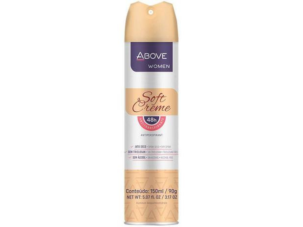 Desodorante Antitranspirante Aerossol Vegano - Above Clássicos Soft Creme Feminino Floral 150ml é boa?
