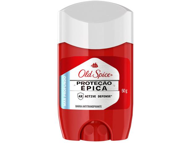 Desodorante Antitranspirante em Barra Old Spice - Proteção Épica Mar Profundo Masculino 50g é boa?