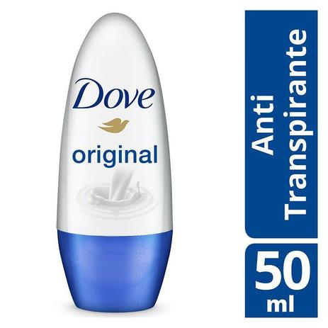 Desodorante Antitranspirante Roll-On Dove Original 50ml Menor preço em Desodorante Antitranspirante Roll-On Dove Original 50ml