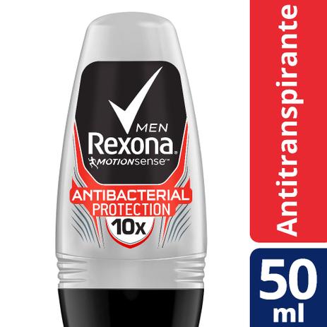 Desodorante Antitranspirante Rollon Rexona Men Antibacteriano 50ml Menor preço em Desodorante Antitranspirante Rollon Rexona Men Antibacteriano 50ml