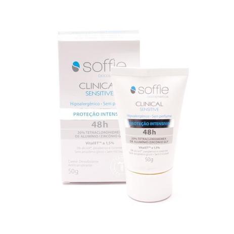 Desodorante Antitranspirante Soffie Clinical Sensitive Menor preço em Desodorante Antitranspirante Soffie Clinical Sensitive