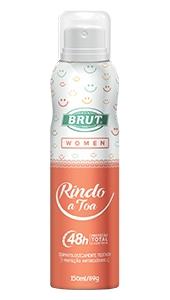 Desodorante Antitraspirante Brut Women Rindo à Toa 150ml Menor preço em Desodorante Antitraspirante Brut Women Rindo à Toa 150ml