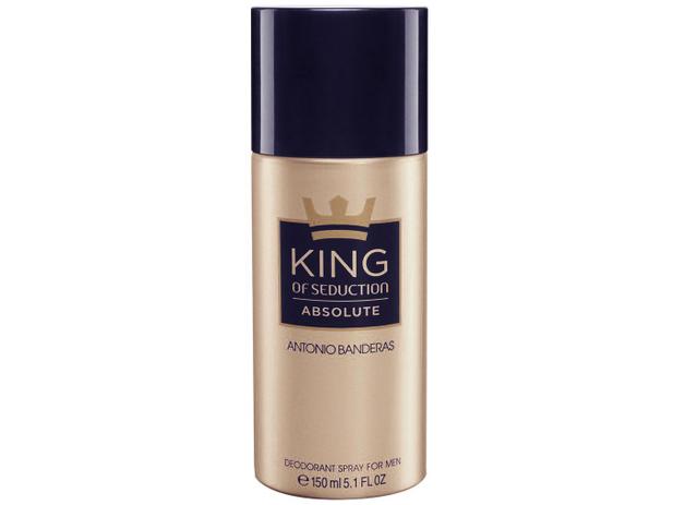 Desodorante Antonio Banderas King of Seduction - Spray Masculino 150ml Menor preço em Desodorante Antonio Banderas King of Seduction - Spray Masculino 150ml