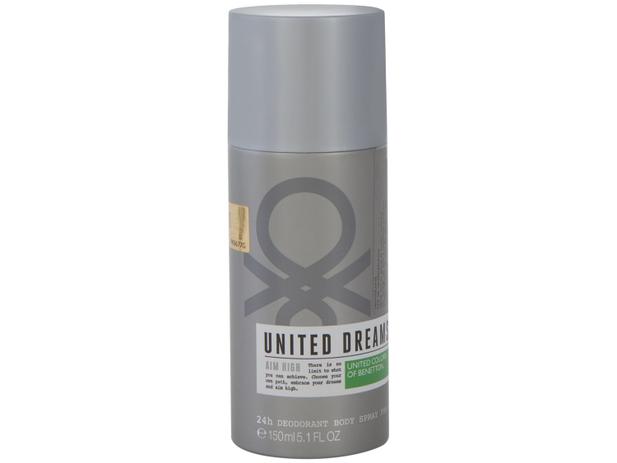 Desodorante Benetton United Dreams Aim High - Spray Masculino 150ml Menor preço em Desodorante Benetton United Dreams Aim High - Spray Masculino 150ml
