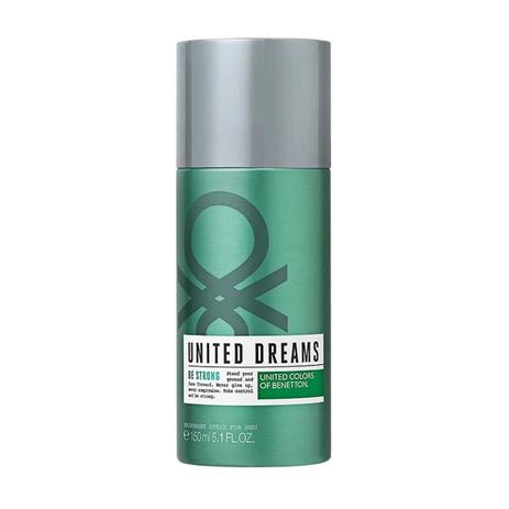 Desodorante Benetton United Dreams Be Strong Masculino - 150 ml Menor preço em Desodorante Benetton United Dreams Be Strong Masculino - 150 ml