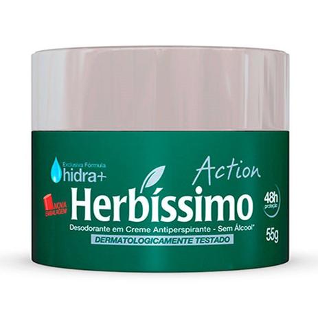 Desodorante Creme Herbíssimo Action 55g - Herbissimo é ruim? Desodorante Creme Herbíssimo Action 55g - Herbissimo é boa?