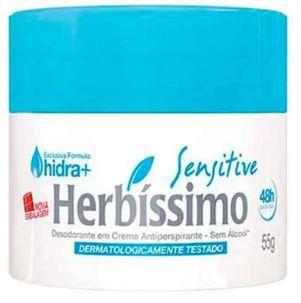 Desodorante creme tradicional com 55g - HERBÍSSIMO é boa?