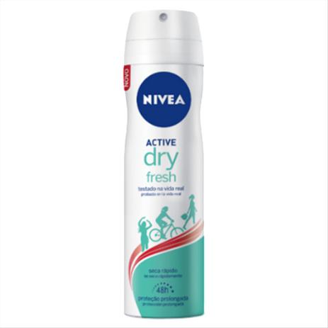 Desodorante Feminino Aerosol Nivea Active Dry Fresh 150ml Menor preço em Desodorante Feminino Aerosol Nivea Active Dry Fresh 150ml