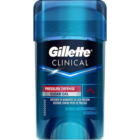 Desodorante Gillette Clinical Gel Pressure Defense 45g Menor preço em Desodorante Gillette Clinical Gel Pressure Defense 45g
