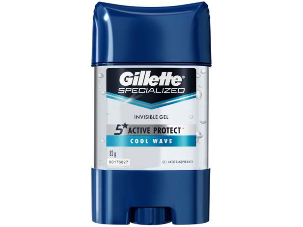 Desodorante Gillette Cool Wave Gel - Antitranspirante Masculino 82g