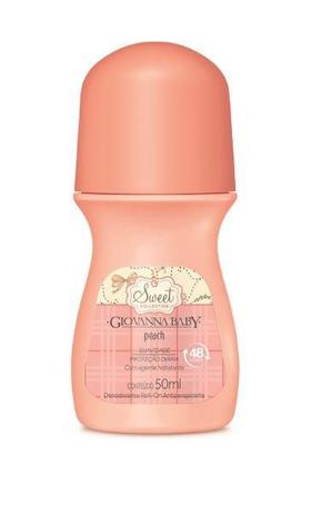 Desodorante Giovanna Baby Roll On Peach 50 Ml Menor preço em Desodorante Giovanna Baby Roll On Peach 50 Ml