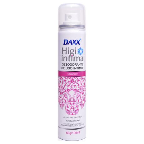 Desodorante Íntimo Daxx Higi Íntima Powder 100ml Menor preço em Desodorante Íntimo Daxx Higi Íntima Powder 100ml