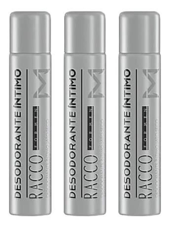 Desodorante Intimo Masculino Racco For Men, 100 Ml Kit Com 3 Menor preço em Desodorante Intimo Masculino Racco For Men, 100 Ml Kit Com 3