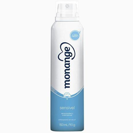 Desodorante Monange Aerosol Sensivel 150 Ml Menor preço em Desodorante Monange Aerosol Sensivel 150 Ml