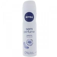 Desodorante Nivea Aerosol Sensitive Sem Perfume 150ml Menor preço em Desodorante Nivea Aerosol Sensitive Sem Perfume 150ml