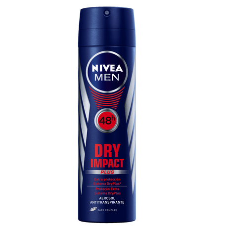 Desodorante Nivea Dry Impact Masculino Aerosol 92g Com 2 Unidades Menor preço em Desodorante Nivea Dry Impact Masculino Aerosol 92g Com 2 Unidades