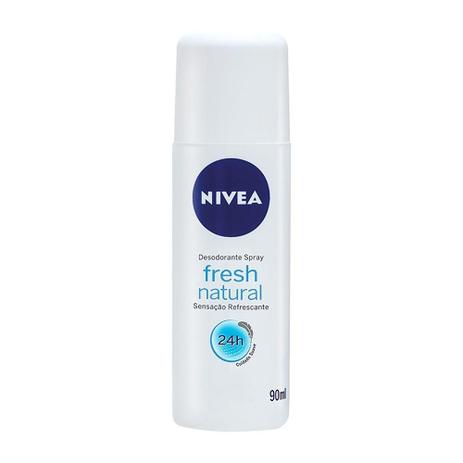 Desodorante Nivea Fresh Natural Spray 24h com 90ml Menor preço em Desodorante Nivea Fresh Natural Spray 24h com 90ml
