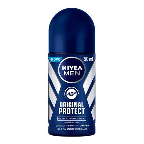 Desodorante Nivea Men Original Protect Roll-on Antitranspirante 48h com 50ml Menor preço em Desodorante Nivea Men Original Protect Roll-on Antitranspirante 48h com 50ml