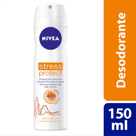 Desodorante Nivea Stress Protect Aerosol Feminino 90g Menor preço em Desodorante Nivea Stress Protect Aerosol Feminino 90g