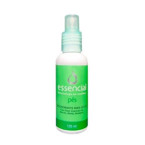 Desodorante Para Os Pés De Menta - Ativos Antissépticos - Essencial - Essencial cosméticos Menor preço em Desodorante Para Os Pés De Menta - Ativos Antissépticos - Essencial - Essencial cosméticos