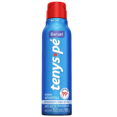 Desodorante para Pés Tenys Pé Jato Seco Original - Baruel Menor preço em Desodorante para Pés Tenys Pé Jato Seco Original - Baruel