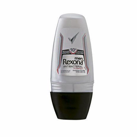 Desodorante Rexona Roll On Antibacterial Men 50ml - UNILEVER Menor preço em Desodorante Rexona Roll On Antibacterial Men 50ml - UNILEVER