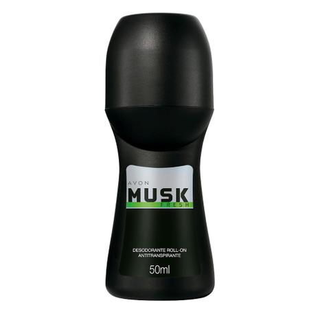 Desodorante Roll-On Antitranspirante Musk Fresh 50ml Menor preço em Desodorante Roll-On Antitranspirante Musk Fresh 50ml