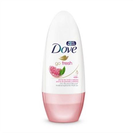 Desodorante Roll On Dove Go Fresh Romã e Verbena - 50ml Menor preço em Desodorante Roll On Dove Go Fresh Romã e Verbena - 50ml