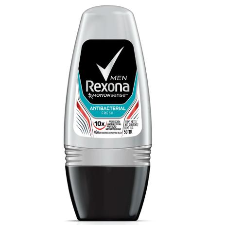 Desodorante Rollon Rexona Antibacteriano Fresh 50ml Menor preço em Desodorante Rollon Rexona Antibacteriano Fresh 50ml
